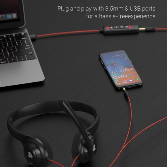 Pre Owned Computer Headset with Clear Microphone - Picture 8 of 10